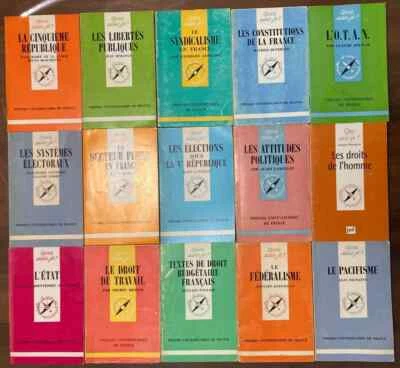 Lot 23 que sais-je ? TRAVAIL CONSTITUTIONS Presses Universitaires de France PUF - Photo 1/4