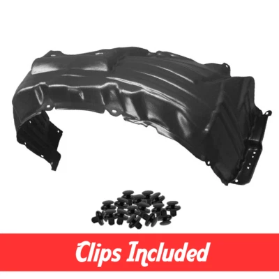 Front Passenger Side Fender Liner w/ Clips For 2011-2014 Toyota Sienna TO1249163 — 第 1/4 张图片