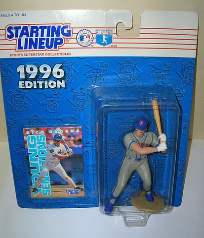 Rico Brogna Starting Lineup SLU 4" Action Figure MLB  New York Mets w/ Card 1996 Cover