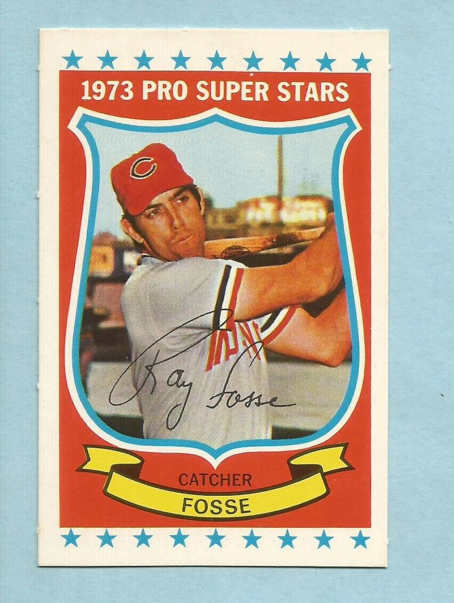 1973 Kellogg's Baseball PRO SUPER STARS Ray Fosse #18 Cleveland Indians NM/MT
