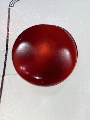 Vintage Red Marbled Wavy Buttons Nouveaute 3/4" Shank 9 NEW on Card - Image 1 of 4