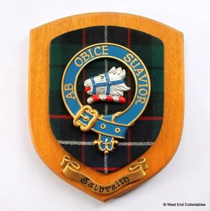 Old Clan GALBRAITH Family Wall Plaque Shield Coat of Arms Crest Wedding Gift - Picture 1 of 3