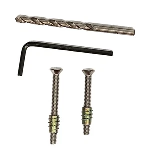 #8-32 SS E-Gitarre Hals Schrauben mit Gewindeeinsätzen 1,5" 1,75" Ihre Wahl - Bild 1 von 4