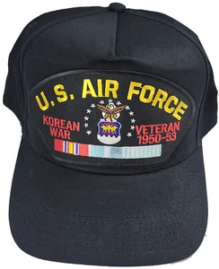 USAF AIR FORCE GUERRA COREANA NASTRI CAPPELLO DIFESA 1950 1953 COREA 38° - Foto 1 di 1