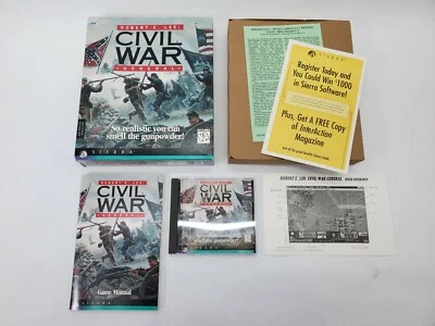 Robert E. Lee : Civil War General, Sierra Big Box PC Game - 1996 - Complete - Image 1 of 4