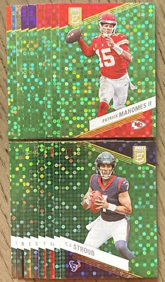 GREEN DISCO PARALLEL 2023 Panini Donruss Elite NFL Football You Pick/Choose! - Image 1 of 4