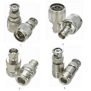 1Pcs BNC To N Male Plug & Female Jack RF Coaxial Adapter Connector For Ham Radio - Picture 1 of 25