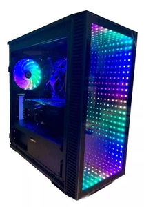 RGB Custom Gaming PC / i7 GTX 970 16GB RAM 512GB SSD Windows 10 Pro WiFi - Abyss - Picture 1 of 12