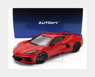 1:18 AUTOART Chevrolet Corvette C8 Z51 Stingray Spider 2020 Torch Red AA71282 - Immagine 1 di 2