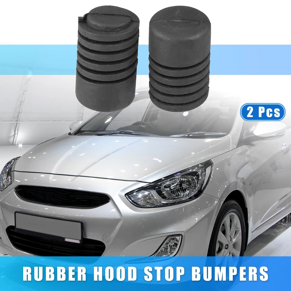 Parachoques de goma para Hyundai para Kia 2 piezas capó de vehículo parachoques parachoques topes de goma para Kia Foto 1 de 4