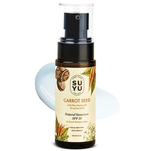 Suyu Carrot Seed Natural Sunscreen Spf 35 For All Skin Types 50ml - Picture 1 of 8