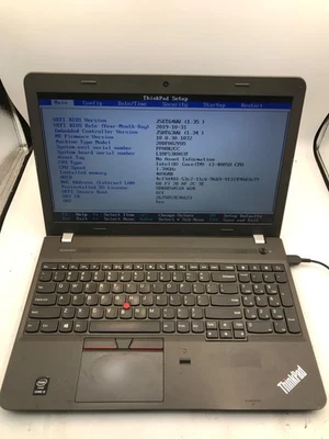 Lenovo ThinkPad E550 Intel Core i3-4005U 1.70 GHz 15" Laptop NO HDD-MZ - Image 1 of 4