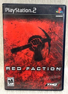 Red Faction PS2 Etiqueta Negra - En Caja con Manual - PlayStation 2 Completo - Imagen 1 de 3