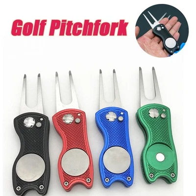 MARKENLOS divot reparaturtool golf mistgabel pitch - groove. putting green gabel