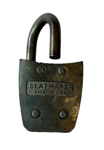 Vintage Slaymaker Metal Padlock NO Key Made In USA Rustless - Picture 1 of 7
