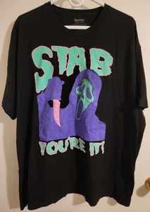 Camiseta Ghost Face Gráfica Bioworld Scream Killer Stab You're It Halloween XXL - Imagen 1 de 2