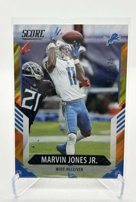 2021 Panini Score Marvin Jones Jr #135 Gold Foil /575 - Image 1 of 3