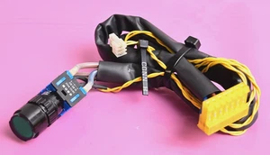 EAO Interruttore Pannello Tondo Pulsante Verde Contatti Oro con Lampada 51.972.022 250VAC 6A - Foto 1 di 4