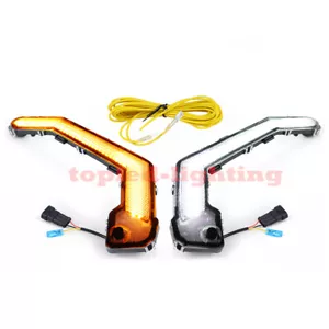 2022 NEWEST White And Yellow LED Turn Signal Fang Light for Can Am Maverick X3 - Picture 1 of 9