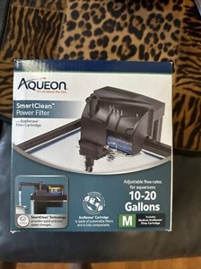 Aqeon Fish Tank Smartclean Filtro di Alimentazione con Cartuccia Filtro Ecorenew, 10-20 - Foto 1 di 4