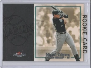 MIGUEL CABRERA ROOKIE CARD Fleer Patchworks MIGGY Marlins Detroit Tigers RC - Picture 1 of 2