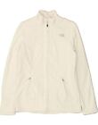 THE NORTH FACE Womens Tracksuit Top Jacket UK 14 Medium Off White CL03