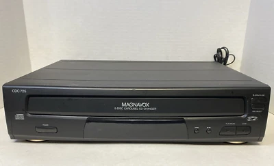 Magnavox CDC 725 5-Disc Carousel CD Changer FOR PARTS OR REPAIR - Image 1 of 4