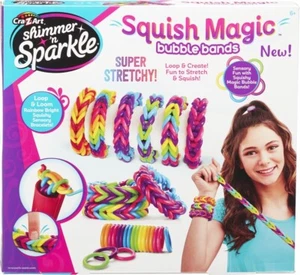 Shimmer'n Sparkle Squish Magic Bubble Loom Bands Bracelets Kit for Girls - Picture 1 of 5