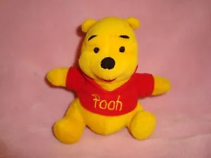 Disney Winnie the Pooh Phidal Publishing Small Plush & Beans 5" tall - Imagen 1 de 7