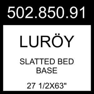 IKEA LURÖY Slatted Bed Base 27 1/2x63" 502.850.91 - Picture 1 of 3