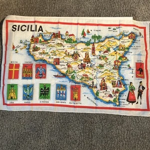 Kitchen Towel, Sicilia Italia, Never Used, 30”x18” - Picture 1 of 6