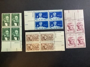 ICOLLECTZONE US Plate Blocks 1113-1116 XF NH Complete Lincoln Series of four - Picture 1 of 1