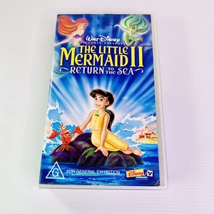Walt Disney The Little Mermaid II 2 Return To The Sea VHS Video Tape - Picture 1 of 12