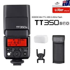 Godox TT350F TT350S TT350O TTL HSS 2.4G GN36 Mini Flash Speedlite - Picture 1 of 16