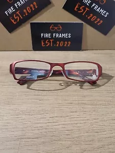 Prodesign Denmark 7338 c. 4021 Pure Titanium Red Eyeglasses Glasses 51-18-130 - Picture 1 of 8