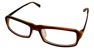 Gafas rectangulares para hombre John Varvatos de plástico marrón V324 AF 52 mm - Imagen 1 de 10