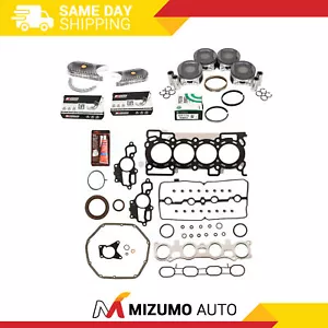 Full Gasket Set Pistons Bearings Fit 07-09 Nissan Cube Versa 1.8L MR18DE - Picture 1 of 12