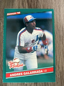 1986 Donruss The Rookies # 7 Andres Galarraga - Montreal Expos - Picture 1 of 2