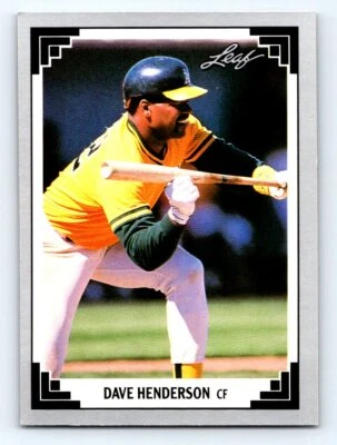 1991 Leaf #232 Dave Henderson - Image 1 of 2