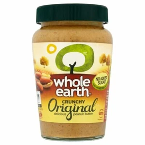 Whole Earth Crunchy Original Peanut Butter No Added Sugar (454g) - Pack of 2 - Picture 1 of 1