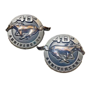 2004 Ford Mustang 40th Anniversary Right Left Front Fender Badge Emblem Logo OEM - Picture 1 of 4
