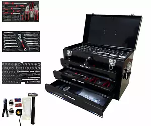 Kits de herramientas de mano de 3 cajones de 339 piezas herramienta mecánica para herramientas de reparación del hogar - Imagen 1 de 9