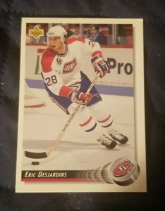 1992-93 Upper Deck - Montreal Canadiens - Hockey Card #268 Eric Desjardins - Imagen 1 de 2