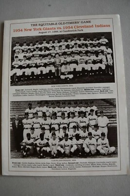 AUG 17, 1986 SAN FRANCISCO GIANTS OLD TIMERS Game Program - Image 1 of 2