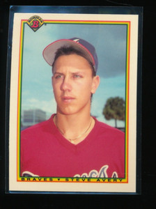 1990 Bowman Tiffany #9 Steve Avery Nice See Scans