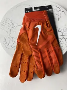 Nike Alpha Huarache Elite Batting Gloves Baseball Orange Size XL CV0096-844 - Picture 1 of 5