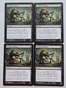 MTG 4x Virulent Wound 57/155 Light Play - Picture 1 of 2