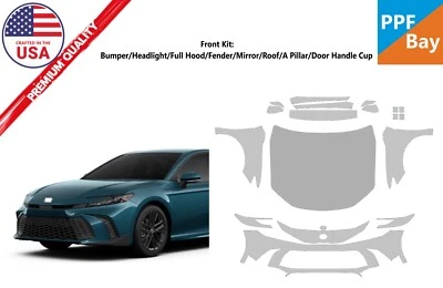Kit de precorte de película de protección de pintura delantera PPF para Toyota Camry SE 2025-2026 Foto 1 de 4