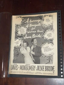 1948 OLD HOLLYWOOD Bette Davis - FREE SHIPPING - Picture 1 of 2
