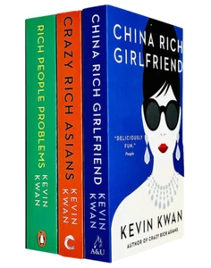 Kevin Kwan Crazy Rich Asians Trilogy Collection 3 Books Set Pack by Kevin Kwan - Picture 1 of 12